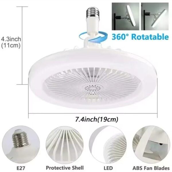 FOCO VENTILADOR MOVIBLE 30W - Imagen 3