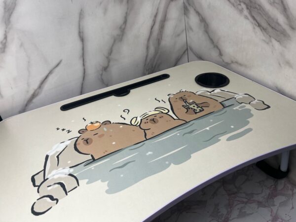 MESA DE LAPTOP CAPIBARA FOTO REFERENCIAL (DISEÑO SE ELIGE EN LLAMADA ) - Imagen 2