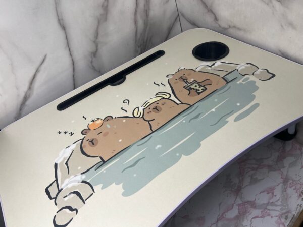 MESA DE LAPTOP CAPIBARA FOTO REFERENCIAL (DISEÑO SE ELIGE EN LLAMADA ) - Imagen 3