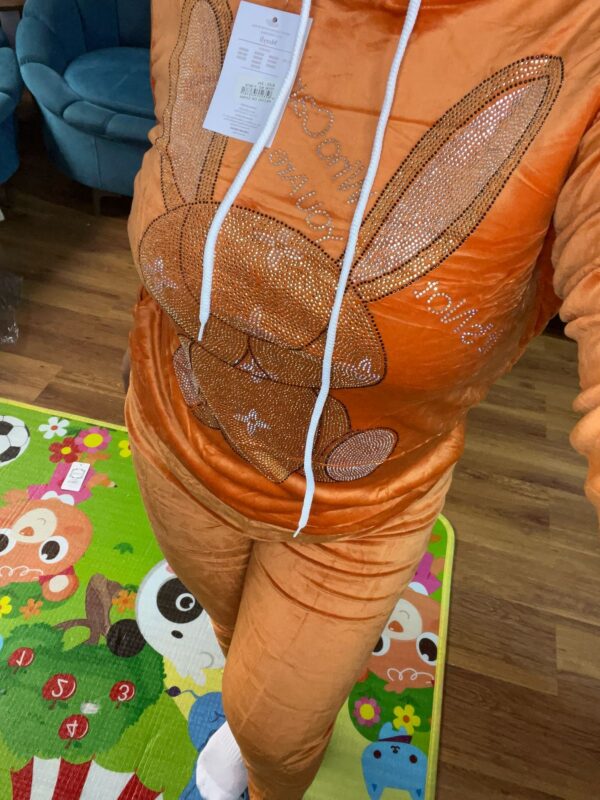 CONJUNTO DE BUZO CONEJITO TALLA STANDAR (COLOR SE ELIGE EN LLAMADA - Imagen 3