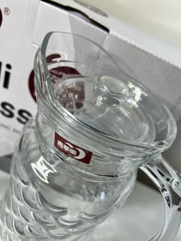 SET JARRA + VASOS DE VIDRIO (EN CAJA ) - Imagen 2