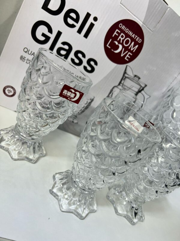 SET JARRA + VASOS DE VIDRIO (EN CAJA ) - Imagen 4