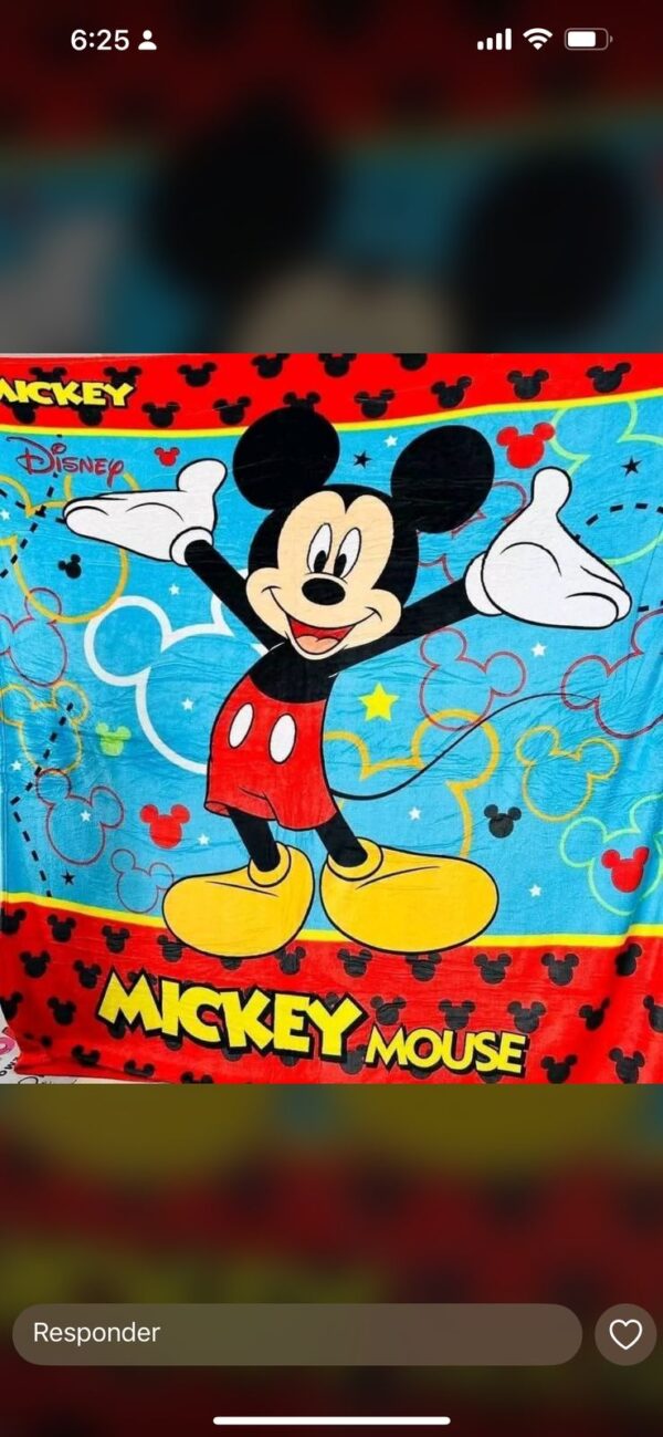 MANTAS DISNEY PIEL DE DURAZNO(DISEÑOS SE ELIGEN EN LLAMADA ) - Imagen 14