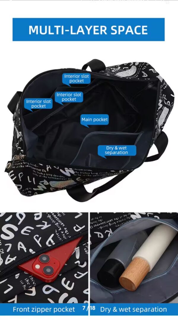 BOLSO EXPANDIBLE ESTAMPADO (COLOR S ELIGE EN LLAMADA ) - Imagen 3