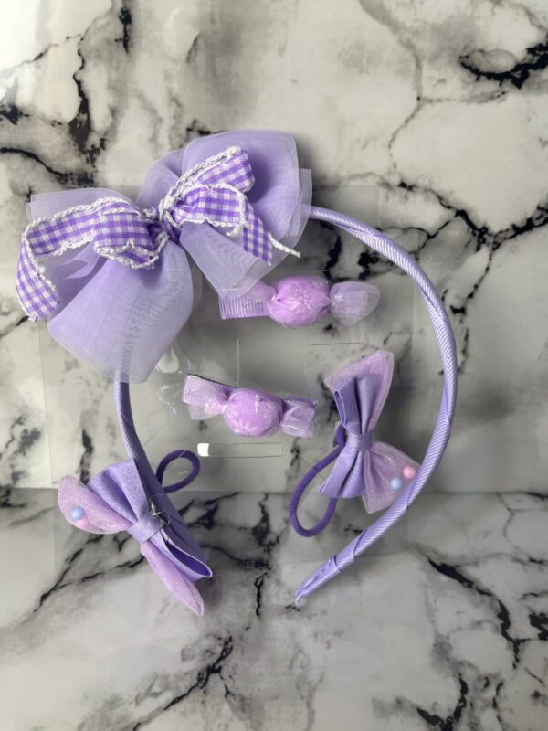 KIT DE VINCHA+ COLETS DE BEBE - Imagen 5