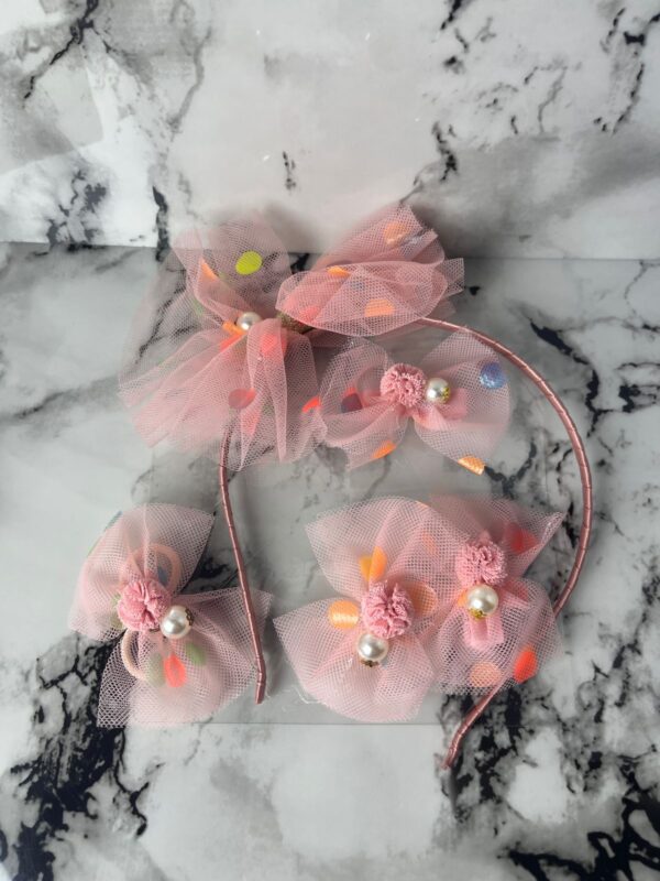 KIT DE VINCHA+ COLETS DE BEBE - Imagen 6