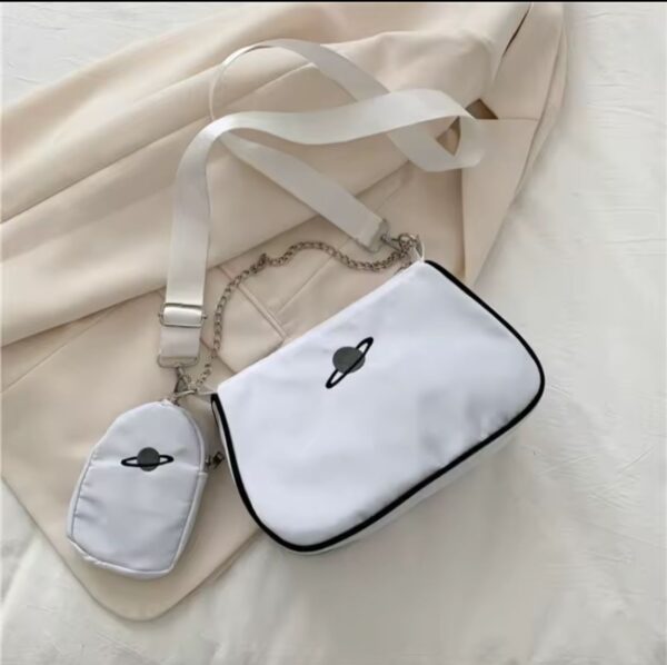 BOLSO PLANETA (COLOR VINO Y LILA) - Imagen 3