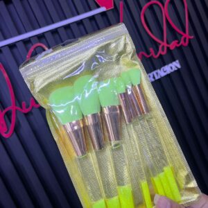 SET BROCHAS COMPLETO (COLOR AMARILLO)