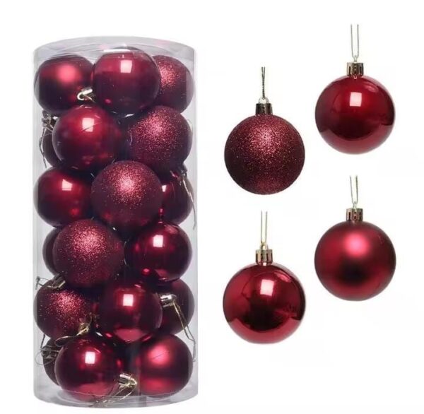 SET DE ESFERAS NAVIDEÑAS X24 - Imagen 6