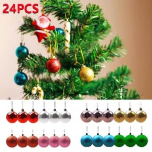 SET DE ESFERAS NAVIDEÑAS X24