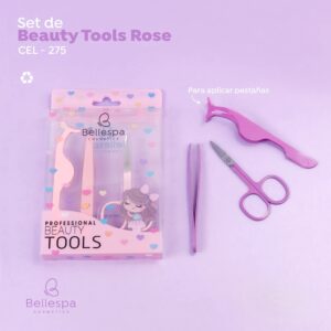 SET DE PINZAS Y TIJERA DE PESTAÑA