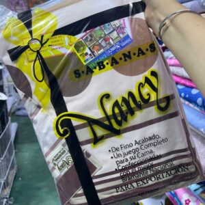 SABANA NANCY 2 PLAZAS (DISEÑO SE ELIGE EN LLAMADA)