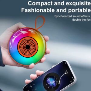 PARLANTE CIRCULO LUCES (COLOR SE ELIGE EN LLAMADA )