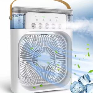 MINI VENTILADOR CON HUMIFICADOR ( COLOR SE ELIGE EN LLAMADA)