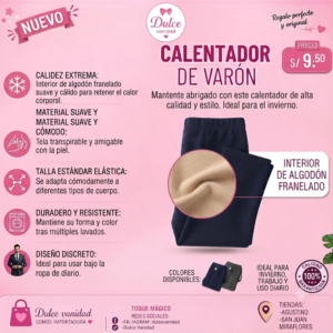 CALENTADOR DE VARON