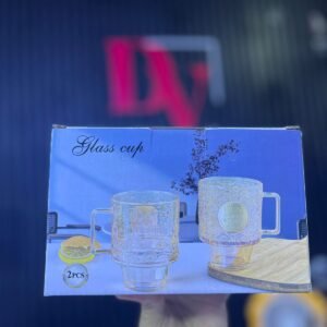 SET DE TAZAS DE VIDRIO