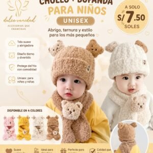 CHULLO + BUFANDA NIÑOS