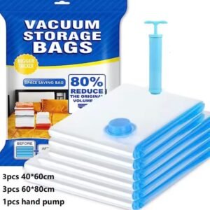 SET DE BOLSAS AL VACIO CON ASPIRADOR