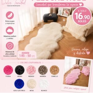 ALFOMBRA PELUCHE NUBE - 1.85X50
