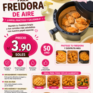 PAPEL PARA OLLA FREIDORA