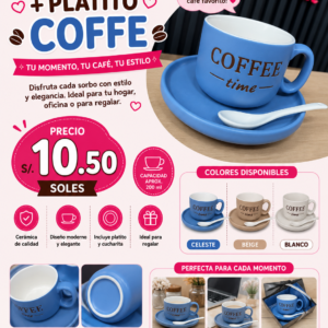 TACITA + PLATITO COFFE
