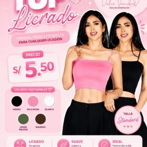TOP PARA DAMA