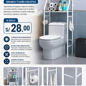 ESTANTE PARA INODORO