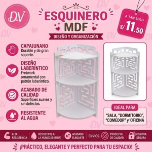 ESQUINERO MDF ARMABLE