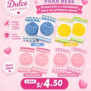 RODILLERA PARA BEBE (COLORES SE ELIGEN EN LLAMADA)