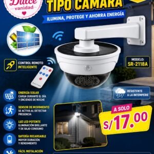 FOCO SOLAR TIPO CÁMARA