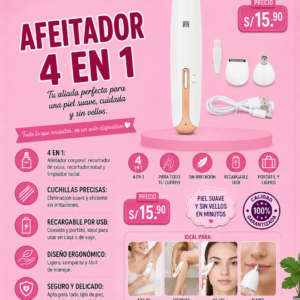 AFEITADOR 4EN1
