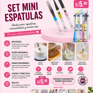 SET MINI ESPATULAS