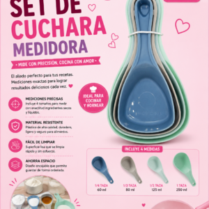 SET DE CUCHARA MEDIDORA