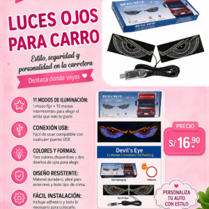 LUCES OJOS PARA CARRO