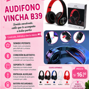 AUDIFONO VINCHA B39