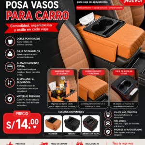 POSA VASOS PARA CARRO