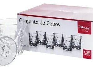 SET DE VASOS DE VIDRIO X6