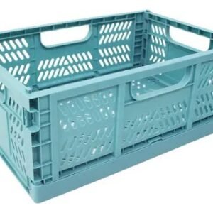 CAJA GRANDE PLEGABLE PLASTICO (color se elige en llamada )