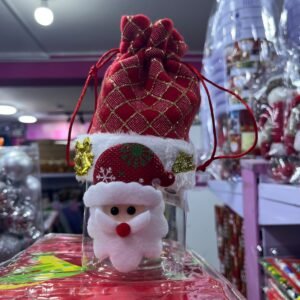 RECIPIENTE NAVIDEÑO PLASTICO