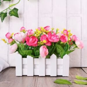 ADORNO ROSAS CON MADERA - (COLOR/DISEÑO SE ELIGE EN LLAMADA )
