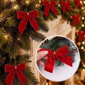 SET DE LAZITOS NAVIDEÑOS X6 UND - COLOR SE ELIGE EN LLAMADA