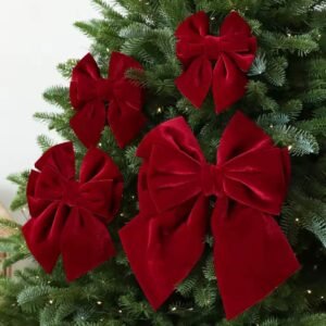 LAZO NAVIDEÑO CHICO 30x24cm - COLOR SE ELIGE EN LLAMADA