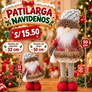 PATILARGA NAVIDEÑO - (COLOR/DISEÑO SE ELIGE EN LLAMADA )